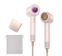 YCTech 1600W Negative Ionic Hair Dryer, Fast Drying Hairdryer with Digital Display, Auto Power-Off, 4 Heat & 3 Speed Settings, 110,000 RPM Motor, Noise Cancellation for Salon, Home & Travel (1.8m)