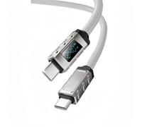 YCTech 240W USB C to USB C Charger Cable - LED Display, Fast Charging Type-C Data Cable for iPhone 17 16 Pro Max 15 Plus, Samsung S25 Ultra S24 S23 Plus, MacBook, iPad Pro/Air, Pixel 8, Switch [1.5m]