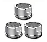 YCTECH 3 Pieces Faucet Filter Replacement Insert Tap Spout Aerator, 24MM Kitchen and Bathroom Diffuser Faucet External Thread Faucet Replacement Part with Gasket