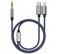 YCTech Aux Cable for iPhone & Samsung in Car, 3.5mm Jack Audio Cable Adapter for Music for iPhone 17 16 15 14 13 12 Pro Max Galaxy S25 S24 S23 S22, Compatible with Car Stereo, Headphones & Speakers