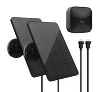 YCTechLife 4W Solar Panel for Blink Outdoor Camera(3rd Gen), Solar Charger with Rubber Plug, IP65 Waterproof, 13.12ft Cable, 2 Pack