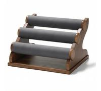 YCTTKDD Countertop Jewelry Display Stand, 30.5 26 20cm, Vintage Three-tier Grey Display Stand