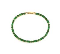 YCTTKDD Women's Bracelets Tennis Chain Colored Zircon Bracelet Women Fashion Trend Bracelet Versatile Tennis Bracelet-green