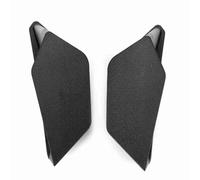 Yctze 1 Pair Universal Motorcycle Winglets Fairing Winglets Aerodynamic Wing Kit Black Red (Black)