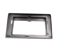 Yctze 10.1 Inch Car Fascia Navigation GPS Panel Frame Hiace 2010-2018 - Easy Plug and Installation, ABS Material, Fit Stereo Radio Bezel, Textured Black Finish, Enhances