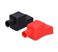 Yctze 10 Set Flexible Battery Terminal Covers Rubber Protective Sleeve for 4 AWG to AWG Cables - Easy Installation and High Heat