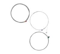 Yctze 10 Sets Electric Guitar Strings - Steel Core -Plated Replacement Strings with Color Bead Heads for Enhanced Sound and Aesthetic