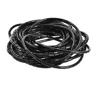 Yctze 10m Black Spiral Cable Wrap Tidy Hide Binding for Wire Management, Perfect for PC, TV, Home Office Suitable with 6mm Cable, Essential for Organized Living