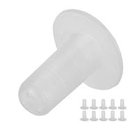 Yctze 10Pcs Calf Milk Nipple, Silicone Teats for Newborn Cows, Soft Animal Feeding Pacifier for Dairy Farm Use, Ideal Calf Feeding Supplies (Nipple)