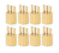 Yctze 10PCS High-Performance MMCX Female Connectors 3-Pin OFC for RF Applications, Suitable for, WiFi, and Antenna Systems