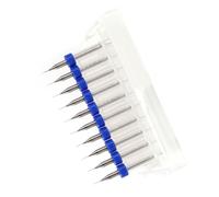 Yctze 10Pcs PCB Print Circuit Board Carbide Drill Bits Tool Drilling Holes Drill Bits，PCB ，Carbide ，Print Circuit Board ，.1mm Bit，.2mm B (0.2mm)