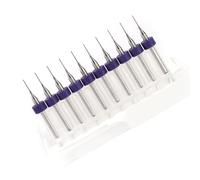 Yctze 10Pcs PCB Print Circuit Board Carbide Drill Bits Tool Drilling Holes Drill Bits，PCB ，Carbide ，Print Circuit Board ，.1mm Bit，.2mm B (0.5mm)