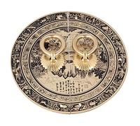 Yctze 11cm Brass Antique Drawer Handle - Chinese Style Furniture Hardware for Cabinets, Dressers, and Wardrobes
