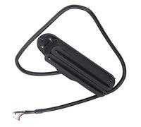 Yctze 11K Dual Hot Rail Humbucker Pickup - Ceramic Magnet, ABS Electric Guitar Dual Coil Pickup for Enhanced Sound and Noise Reduction (black black track)