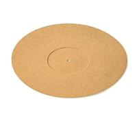 Yctze 12 Inch Turntable Mat Cork Turntable Mat Fit Record Player 12 Inch Slip Static Noise Recessed Platter Record Slipmats