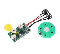 Yctze 120 Seconds Recordable Voice Sound Chip, DIY Greeting Card Chip with Push Button, Music Module Inserts for Gift, Birthday, & Nanna Message Cards