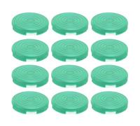 Yctze 12pcs Button Cover Replacement for Kailh, Cherry, TTC, Akko, Glorious Switches - Professional Design for Fighting Keyboards (Green)
