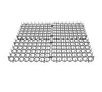 Yctze 12Pcs Cat Scat Mat - Pet-Friendly Spike Deterrent for Indoor & Outdoor Use, Protects Furniture & Gardens From Feline Digging