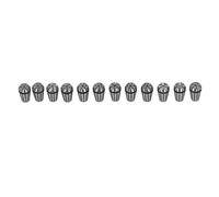 Yctze 12Pcs ER11 High Collet Chuck Set for CNC Milling & Engraving Machines - Alloy Steel Construction