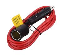Yctze 12V/24V Extension Cord Extension Cable 12 Foot Heavy Duty with Cigarette Lighter Plug Socket for Car Truck RV Appliances