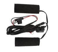Yctze 12V Motorcycle Heated Grips Cover Pad with Temperature Control, Hook and Installation for Winter Riding