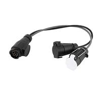 Yctze 13 Pin to 7 Pin Trailer Connector N & S Conversion Adaptor F Trailer Connector 13, 7, Adapter Cord, Conversion Adaptor, Socket Plug, N &