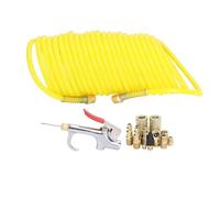 Yctze 14PCS Kit with 1/4 Inch NPT Quick Connector, Nylon Hose, Including Dust Blowing and Multiple Fittings Automotive Repair and Maintenance - Ideal Tool Accessory Set