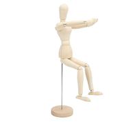 Yctze 16in Ible Wooden Mannequin Sketch Model for Art, Decor & Educational Use - for Artists & Kids' Imagination