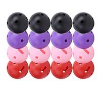 Yctze 16Pcs/Bag Colorful Plastic Balls for Practice - Includes 4, 4 Red, Safe & Lightweight Design