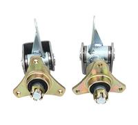 Yctze 17mm 3 Stud Front Wheel Hubs Steering Spindle Stee Wheel Hubsgo Kart Hub and Spindle,Go Kart Steering Knuckle Spindle Wheel Hub Bearing Flange W