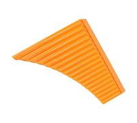 Yctze 18 Pipes C Key Pan Flute Pan Flute C Key with Cardboard Carrying Bag Adults Beginners Teaching Staff Musical Instruments Wind & Woodwind Instruments Folk & World Pipes (Orange)