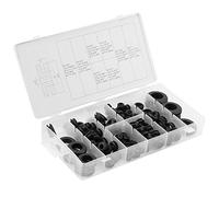 Yctze 180 Pcs Assorted Soft Plastic Grommet Wire Ring, Electrical Gasket Washer Seal for Hose, Door, Bong Stems, and Stereo Water