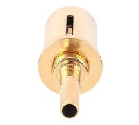 Yctze 1Pack French Horn Mouthpiece Standard Size French Horn Pressure Reducing Valve Brass Mouthpiece Valve Instrument Accessory Replacement Accessory (Gold)