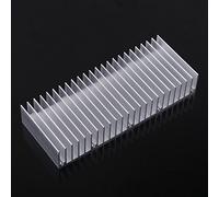 Yctze 1pc Aluminum Heatsink Cooling Heat Sink for Computers，Power IC，LED Light Devices，Lightweight 24 Tee Heatsink，aluminum ，heat Sink，cooler，cooling ， ，150mm ，e