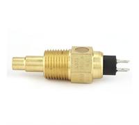 Yctze 1Pcs Durable 1/2NPT Water Temperature Sensor for Oil Water Gauge, High Reliability, Two Wire Oil Temp Sensor, Ideal for VDO Water Temp Gauge