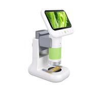 Yctze 2 in 1 Handheld and Stand Digital Microsc Ope for Kids | 50X-500X Magnification, Dual LED Lights, 8GB Memory Card, 5 Slides, USB Microscope for Students and Adults