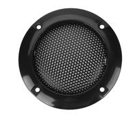 Yctze 2 Inch Speaker Protective Mesh Cover, Shatter Resistant Steel Mesh Circle, Elegant & Compact Design for Car Speakers, 2 Pack (Black)