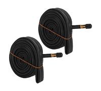 Yctze 2 Pack 700x23C Rubber Bike Inner Tube with 48mm Valve & Tire Levers - Premium Durability for Safe Cycling
