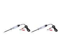 Yctze 2 Pcs Automotive Circuit Tester Auto 6V 12V 24V DC Car Truck Voltage Circuit Tester Car Test VoltMet Long Probe Pen Light Bulb
