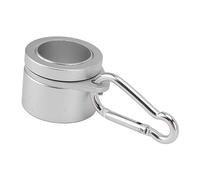 Yctze 2 Pcs G3/4 Flag Pole Rings - Aluminium Alloy 360° Rotating Wrap Flagpole Mounting with and Wrench Install - All Standard Flagpoles (Silver)