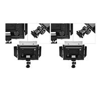 Yctze 2 Pcs LED Video Light Panel W160 Video Photography Lamp Panel 6000K LED for DSLR Camera DV Camcorder