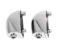 Yctze 2 Pcs Metal Snare Drum Lug Set - Easy Installation Silver Drum Accessories for Drummers