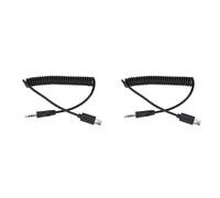 Yctze 2 Pcs RM-VPR1 3.5mm/2.5mm S2 Shutter Release Cable for A7III A9 A99 II A7II A6500 Durable Remote Trigger Connection