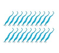 Yctze 20 Pcs Furry - Cute Plush Fuzzy Toys for Kids & Cats, Soft Touch, Colorful Bundle for Parties & DIY Fun, 8.7in in 4 Color Options (Light Blue)