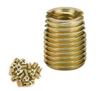 Yctze 20Pcs 302 Carbon Steel Self Thread Insert Accessories M2x0.4 M4.5x0.5 for Automotive and Industrial Thread Insert，self ，carbon Steel ，stainless Th (#6)