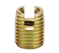 Yctze 20Pcs 302 Carbon Steel Self Thread Insert Accessories M2x0.4 M4.5x0.5 for Automotive and Industrial Thread Insert，self ，carbon Steel ，stainless Th (#8)