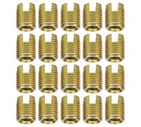 Yctze 20Pcs 302 Carbon Steel Self Thread Insert Accessories M2x0.4 M4.5x0.5 for Automotive and Industrial Thread Insert，self ，carbon Steel ，stainless Th (#7)