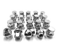 Yctze 20Pcs Wheel Lug Nuts X 1.5 Chrome Finish Alloy Wheel Nuts M12X1.5 High Tensile Steel Zinc Plated Rustproof for F- MK1 MK2 MK3 R-S