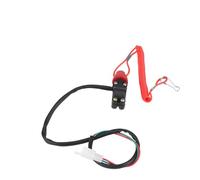 Yctze 22mm Engine Kill Switch with Safety Tether Durable Recoil Fit for Cord for Outboard Engine Motors Like Fit for Yamaha and for Honda