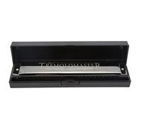 Yctze 24 Hole C Key Tremolo Harmonica Mouth Organ Beginners with Case - Lightweight, Safe Materials, Perfect Kids and Adults - Easy to Play, Comes with Wiping Cloth and Storage Box